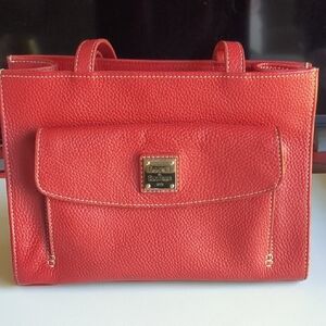 Dooney & Bourke Red Satchel Handbag..
